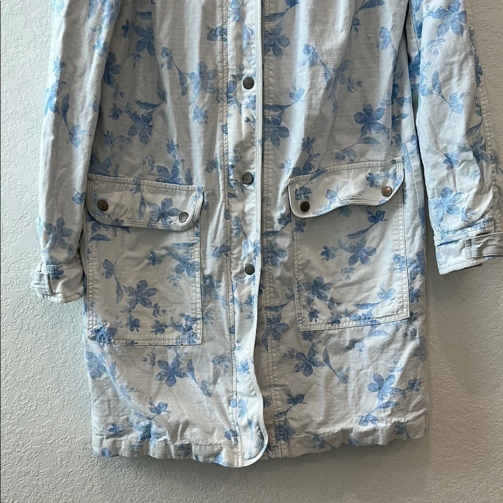 Free People Floral Hooded Jacket